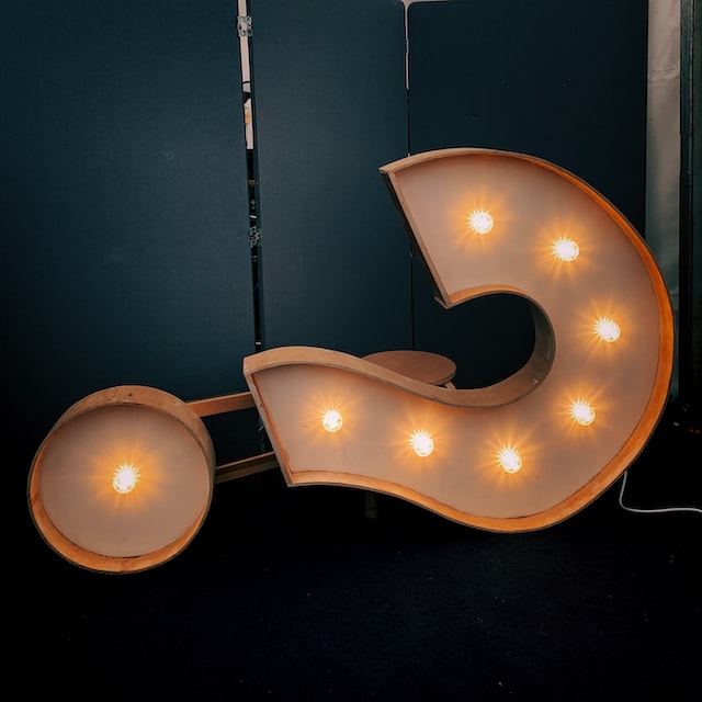 Image of question mark for a FAQ page